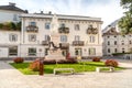 Statue to Gian Giacomo Galletti Ossola, Domodossola, Piedmont, Italy