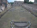 Interiors of Domus Aurea - Nero`s Golden House in Rome