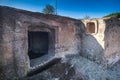 Domus de janas ancient nuragic sepulcher in Sardinia