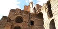 Domus Severiana. Ruins on the Palatino hill in Rome