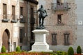 Don Alvaro de Bazan Statue - Madrid - Spain Royalty Free Stock Photo