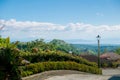 Garden Decor at Don Bosco Chapel on the Hill, Tagaytay Royalty Free Stock Photo