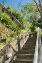 Garden landscape at Don Bosco Chapel on the Hill, Tagaytay Royalty Free Stock Photo