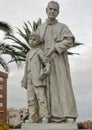 Don Bosco statue in Badajoz - Spain