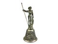 Don Quixote figurine metal bell