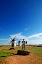 Don Quixote and Sancho Panza statue Royalty Free Stock Photo