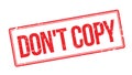 Don't copy rubber stamp