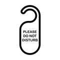 Don`t Disturb Tag Icon Royalty Free Stock Photo