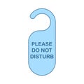 Don`t Disturb Tag Icon Royalty Free Stock Photo