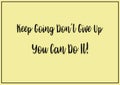 Don`t Give Up Poster