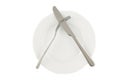 Don`t like sign. Dining etiquette, Table manner, Knife and fork sign. Set of foto 5 from 7