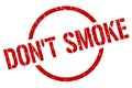 don 't smoke stamp Royalty Free Stock Photo