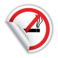 Don't smoke sticker