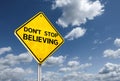 Don`t stop believing - moitivational message