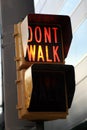 Don't Walk Sign Royalty Free Stock Photo