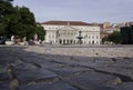 Dona Maria National Theatre in Lisbon Royalty Free Stock Photo