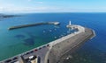 Donaghadee Lighthouse Down Northern Ireland Royalty Free Stock Photo