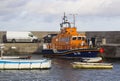 Donaghadee Harbour and Lifeboat on the Ards Peninsula i Royalty Free Stock Photo