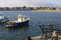 Donaghadee Harbour and Lighthouse on the Ards Peninsula i Royalty Free Stock Photo