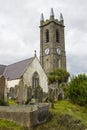 Donaghadee parish Church building bell and clock tower Royalty Free Stock Photo