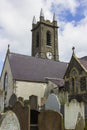 Donaghadee parish Church building bell and clock tower Royalty Free Stock Photo