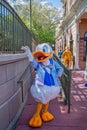 Donald Duck character at DIsney Magic Kingdom