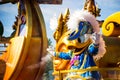 Donald Duck in Disneyland Paris Editorial. Royalty Free Stock Photo