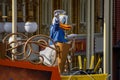 Donald duck in Mickey and Minnie`s Surprise Celebration parade at Walt Disney World  2 Royalty Free Stock Photo