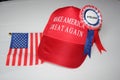 Donald trump campaign hat republican make america great again Royalty Free Stock Photo