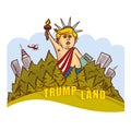 Donald Trump Image Statue of Liberty