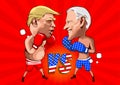 Donald Trump and Joe Biden 22