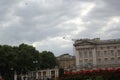 Donald Trump, London, UK, Stock Photo, 3/6/2019 - Donald Trump helicopter landing at Buckingham Palace for UK visit day photograph Royalty Free Stock Photo