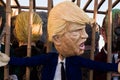 Donald trump mask at the carnival of viareggio