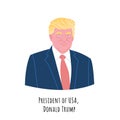 Donald Trump portrait illustration