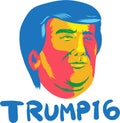 Donald Trump 2016 President Cartoon