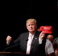 Donald Trump speaks at campaign rally on July, 25, 2015, in Oskaloosa, Iowa