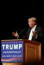 Donald Trump speaks at campaign rally on July, 25, 2015, in Oskaloosa, Iowa