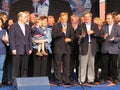 Donald Tusk and leaders of the Civic Platform