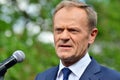 Donald Tusk  the President of the European Council present in Warsaw  called on Poland`s political leaders to respect the constitu Royalty Free Stock Photo