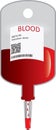 Donate blood concept with Blood Bag. Royalty Free Stock Photo