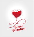 Donate blood logo