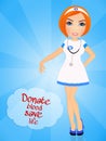 Donate blood save life Royalty Free Stock Photo