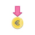 Donate button with euro sign.