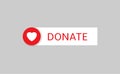 Donate button icon24 Royalty Free Stock Photo