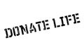 Donate Life rubber stamp