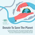 Donate to save the planet, charity organization