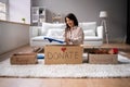 Donating Decluttering And Cleaning Up Wardrobe Royalty Free Stock Photo