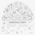 Donation banner template