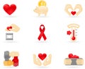 Donation and charity icons