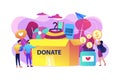 Donation concept vector illustration